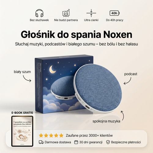 Noxen - głośnik ułatwiający zasypianie pod poduszkę